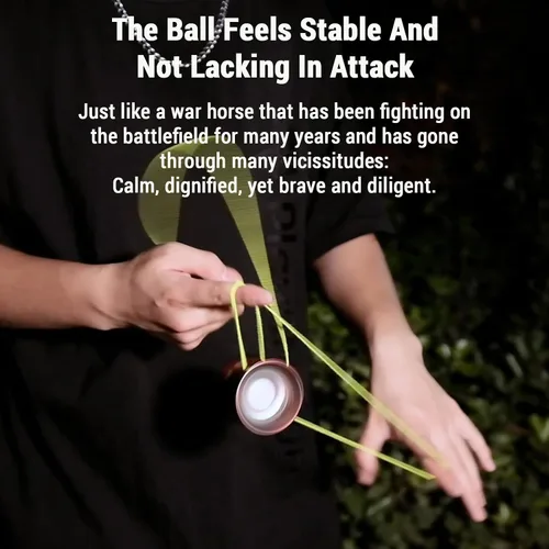 Vista 3 de LIXADA Yoyo Ball Aleación de aluminio con rodamientos sensibles y no respondentes+cuerda Yoyo+guante, juego de bolas de yoyo profesional portátil