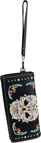 Vista 5 de Montana West Cartera de mano para mujer con diseño de acordeón