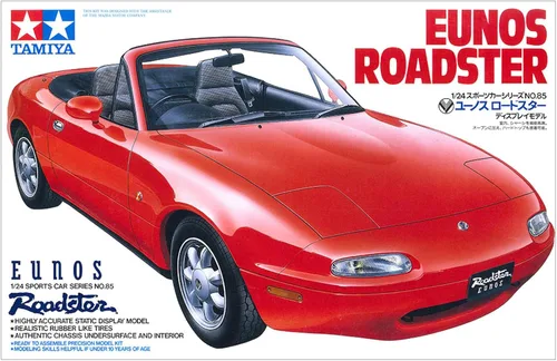 Vista 3 de Tamiya 24085 1/24 Mazda Eunos Roadster