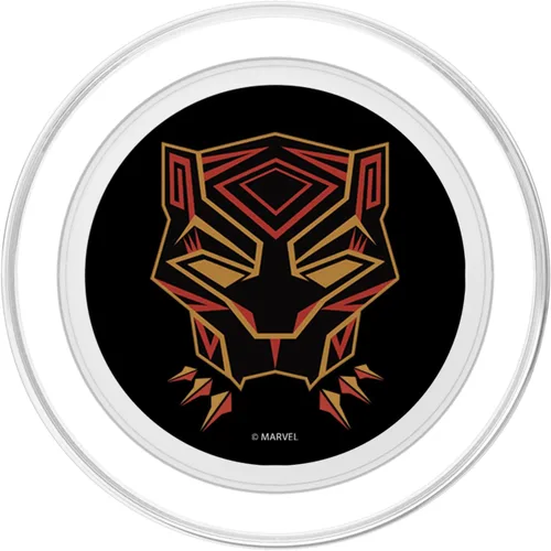 Vista 2 de Marvel Black Panther - Máscara PopSockets MagSafe PopGrip para iPhone