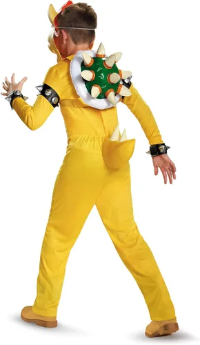 Vista 2 de Disguise Bowser - Disfraz de lujo para niños, talla 1416