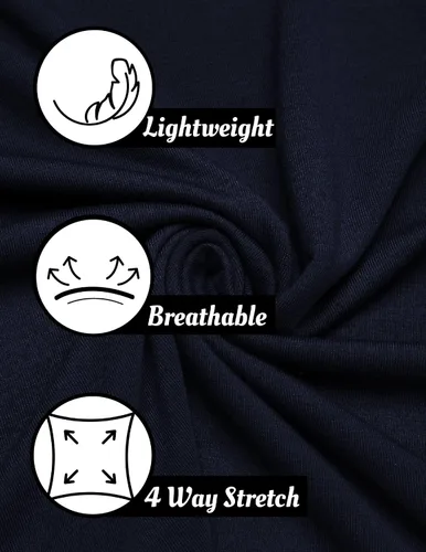 Vista 5 de COOFANDY Paquete de 3 camisetas sin mangas de entrenamiento para hombre, camisetas sin mangas para gimnasio, cuello en V, culturismo, camiseta