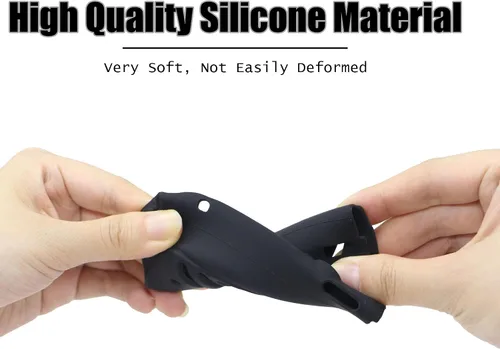 Vista 3 de PCTC Pocket 3 Funda protectora de silicona resistente a los arañazos, a prueba de golpes, piel de cuerpo completo con protector de lente, diseño