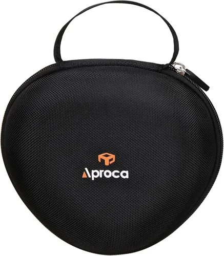 Vista 3 de Aproca Funda para auriculares compatible con iClever BTH12 / HS19 / BTH26 / BERIBES/eKids Jurassic World plegable para niños, bolsa de Black-pro