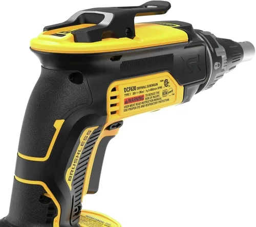Vista 7 de DEWALT Pistola de tornillos para paneles de yeso de 20V MAX, batería y cargador incluidos (DCF630E1)
