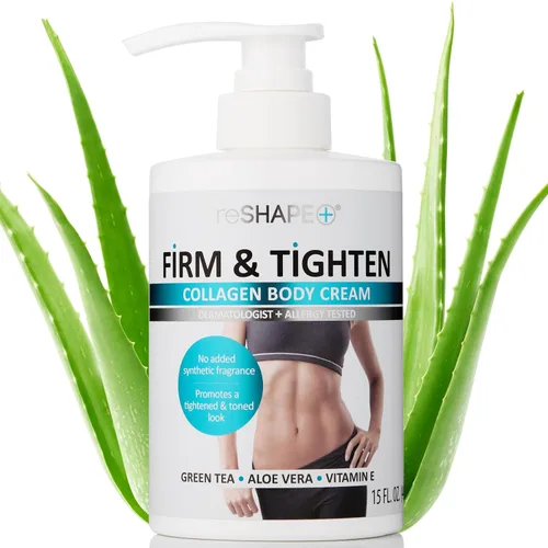 Vista 8 de Reshape Crema corporal de colágeno + loción de tratamiento de piel crepey, crema hidratante para el cuidado de la piel, crema para la piel crepey