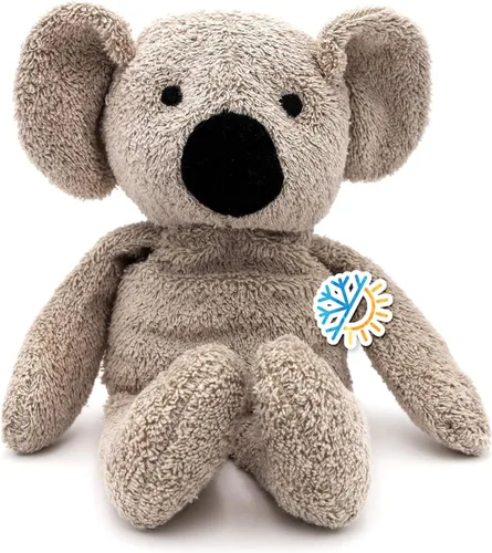 Vista 15 de Thermal-Aid (Buckley The Blue Bear) - Almohadilla térmica lavable y bolsa de hielo - Paquete de felpa caliente/frío con relleno de maíz natural