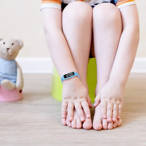 Vista 3 de ABC123 Reloj de entrenamiento para ir al baño – Recordatorio para bebé, temporizador resistente al agua para entrenamiento de inodoro, niños y niños