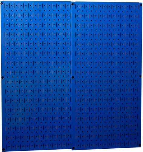 Vista 11 de Wall Control 30-P-3232B - Paquete con panel perforado de metal negro, 2 paneles anchos de 32 pulgadas de alto x 16 pulgadas de ancho, ASM-SH-1606 B