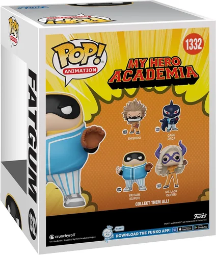Vista 3 de Funko Pop! Super: My Hero Academia - Hero League Béisbol, Fatgum