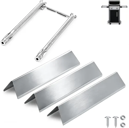 Vista 9 de Piezas para Weber Spirit E210 7635 Barras aromatizantes de 38.9 cm 69785 45.7 cm Quemadores de repuesto para Weber Spirit I y Spirit II 200 Series