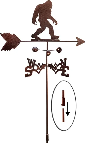 Vista 5 de SWEN Products Bigfoot Sasquatch Veleta (montaje ajustable incluido)