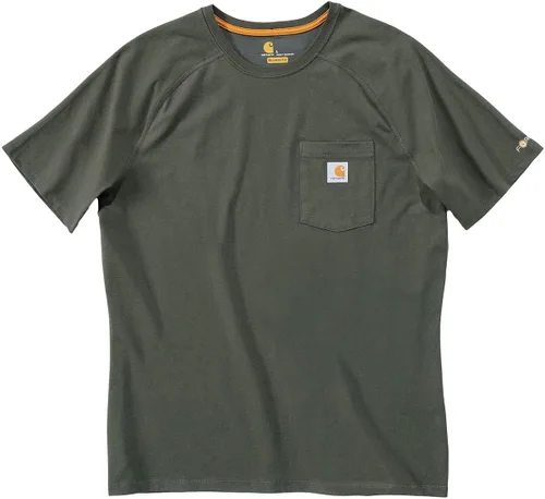 Vista 6 de Carhartt Men's Force Relaxed Fit Midweight Short Sleeve Pocket T-Shirt (100410 Prev. Delmont)