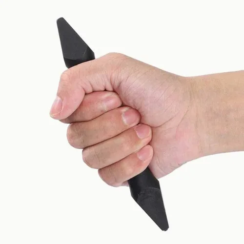 Vista 3 de 6.5" Herramienta de Defensa Personal de Acero Frío Koga SD1 Hecha de Polímero de Alto Impacto Buena para Defensa Personal, Seguridad y Deportes