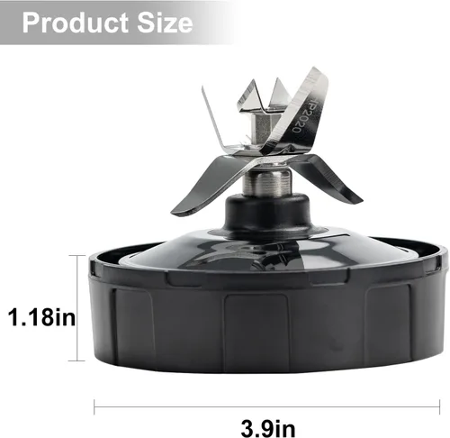 Vista 2 de Nutri Ninja Auto iQ - Cuchilla de repuesto para 6 aletas de 3.9 pulgadas, compatible con modelos Ninja BL450-70 de 900 W y BL480-70 BL481-70 de 1000
