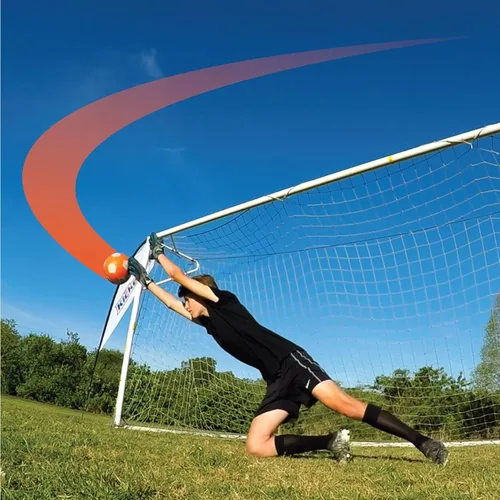 Vista 7 de Otto Simon Swerve KickerBall 736-0330 - Balón de fútbol original para curvas extremas, costuras reforzadas, bola de truco con giro, para niños