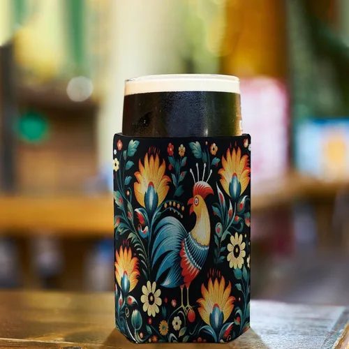 Vista 5 de Polish Folk Art Pattern Coffee Cup Sleeve Reusable Iced Coffee Sleeve Cup Insulator Non-slip Standard Can Sleeves Impermeable Beer Bottle Sleeves