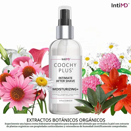 Vista 7 de Coochy Plus HydroLock - Kit de 3 pasos para afeitado íntimo: aceite de elixir para antes del afeitado NOURIA + crema de afeitado Coochy Plus Coco