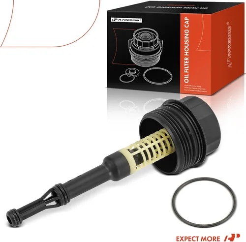 Vista 7 de A-Premium Conjunto de tapa de carcasa de filtro de aceite compatible con Mercedes-Benz E250 2014-2016, GLK250 2013-2015, GLE300d 2016, Sprinter 2500
