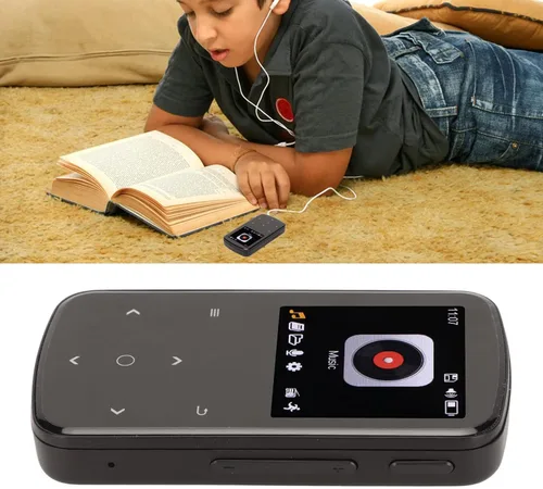 Vista 5 de M9 Sports Reproductor de MP3 HiFi Sonido sin pérdidas Control táctil inteligente Mini Clip trasero Reproductor de MP3 para entusiastas del fitness