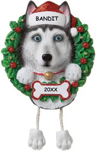 Vista 4 de Adorno de Navidad personalizado para mascotas de raza de perro (Beagle)