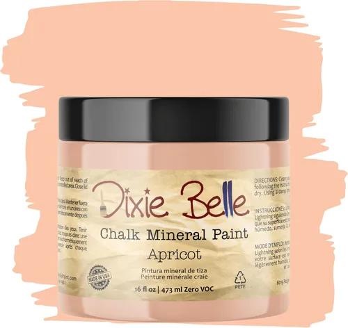 Vista 312 de Pintura para muebles con acabado de tiza Dixie Belle Paint Company - Amatista (4oz) - Pintura mineral de tiza chic púrpura profundo mate