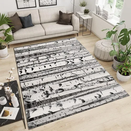 Vista 3 de Rugs - Alfombra mullida para sala de estar, 23.6 x 35.4 in, con textura de tronco de abedul, para dormitorio, lavable a máquina, alfombra gruesa