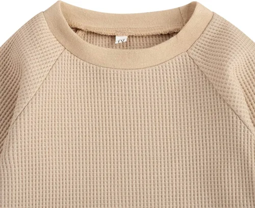 Vista 17 de Conjunto de 2 piezas para bebé, niña, niño, manga larga, arcoíris, con pantalones de leopardo, ropa de invierno y primavera