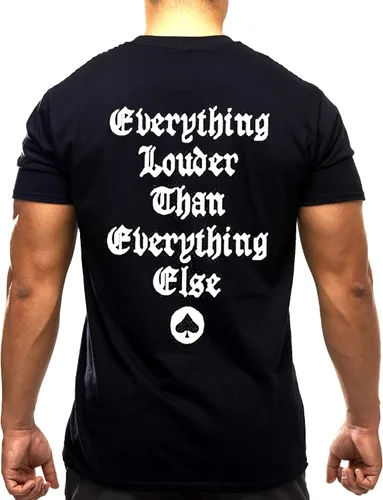 Vista 2 de Motorhead England - Camiseta para hombre (L), Negro