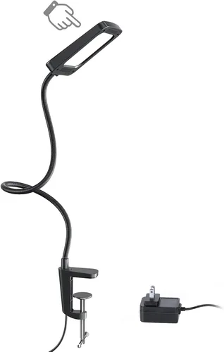 Vista 11 de TROND Lámpara de Escritorio LED con Abrazadera, 1000LM Súper Brillante Luz de Escritorio Regulable de 3 Niveles 6000K Luz de Día, Cuello de Cisne