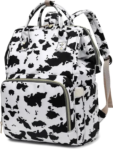 Vista 10 de Mochila de mariposa para laptop para mujeres y hombres, mochila escolar universitaria de 15.6 pulgadas para trabajo, escuela, viajes, negocios
