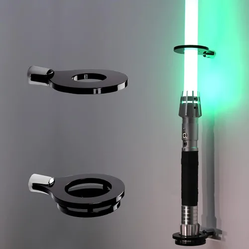 Vista 8 de WANLIAN Sable de luz de montaje en pared Sable de luz Soporte de pared de acrílico vertical compatible con la mayoría de los sables de luz