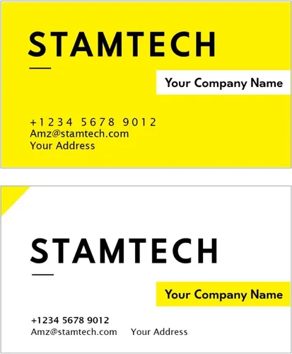 Vista 13 de STAMTECH Tarjetas de visita personalizadas profesionales - Tarjetas de visita personalizadas de doble cara Impresión colorida frontal y trasera