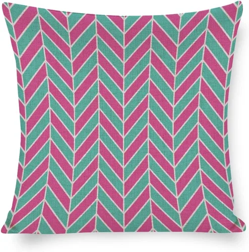 Vista 14 de Funda de almohada a cuadros de búfalo verde y negro, 16 x 16 pulgadas, patrón geométrico de cuadros, funda de almohada decorativa moderna para sofá