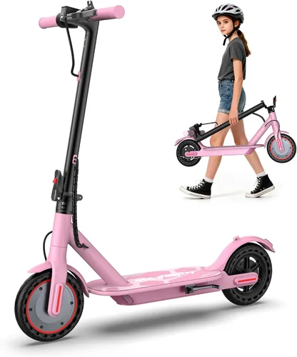Vista 11 de MAXSHOT Electric Scooter Adults & Big Kids, Top Speed 9/16/19MPH, 10/12/16/19Miles Range, 6.5"/8.5" Tires Folding Escooter, APP Control