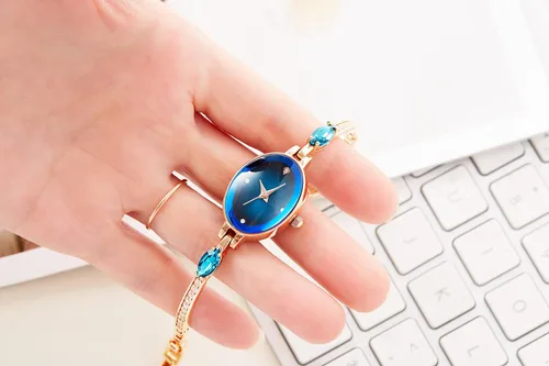 Vista 6 de Reloj de pulsera para mujer, mini reloj de moda para mujer, reloj de pulsera de cuarzo, resistente al agua para mujer