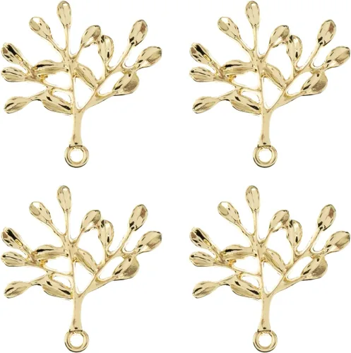 Vista 11 de John Bead Beadwork Findings - Colgante dorado (3 unidades)