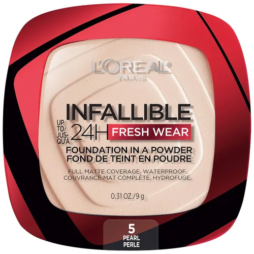 Vista 21 de L'Oréal Paris Infallible - Base de maquillaje en polvo, 24 horas de uso, impermeable, ámbar profundo, paquete de 3