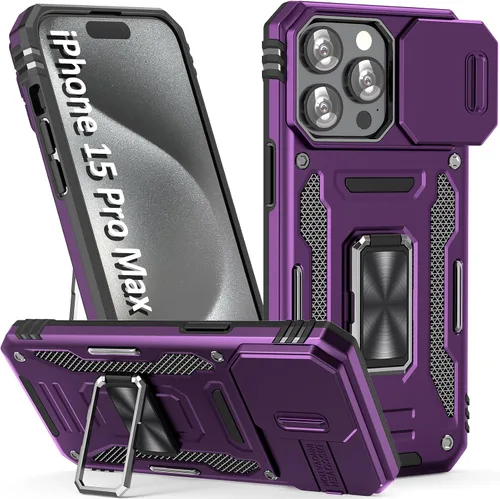 Vista 57 de Funda para iPhone 15 Pro, color verde alpino
