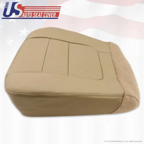 Vista 4 de 2001 para Ford F-250 F350 Lariat Driver Bottom Cubierta de asiento de cuero Pergamino TAN