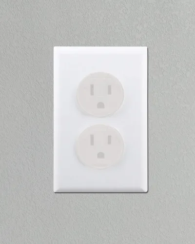 Vista 8 de Vmaisi - 38 fundas transparentes para enchufes a prueba de bebés Protector de enchufe a prueba de niños de seguridad eléctrica
