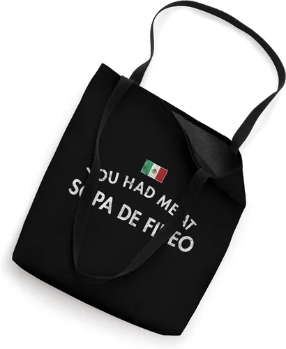 Vista 2 de Sopa De Fideo Mexican Tex-Mex Fideos Pasta Caliente Calabacín Sopa Tote Bag