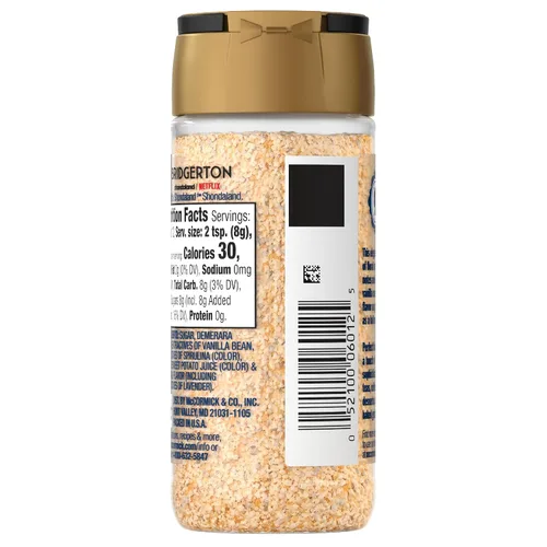 Vista 20 de McCormick Bridgerton - Azúcar de acabado, vainilla de lavanda, edición limitada, notas florales de lavanda, sabor a vainilla suave, para pasteles