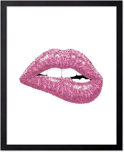 Vista 80 de Poster Master Impresión de labios dorados, póster de mordida de labio, arte moderno y minimalista, regalo bohemio para hombres y mujeres, diseño
