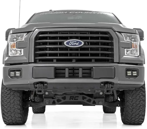 Vista 5 de Rough Country Kit de luces antiniebla LED Spot/Flood para Ford F-150-70865 2015-2017