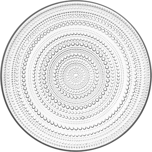 Vista 5 de Iittala Kastehelmi - Juego de 2 platos redondos de cristal transparente, 6-3/4 pulgadas de diámetro