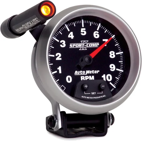 Vista 4 de AUTO METER Tacómetro 3690 Sport-Comp II de 3.750 pulgadas.