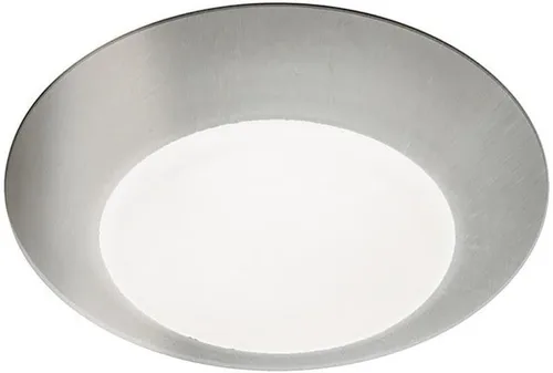 Vista 10 de WAC Lighting FM-306-930-BN disco para montaje al ras de luz led blanca suave de 3000 K, con calificación de Energy Star, grande, de níquel bruñido