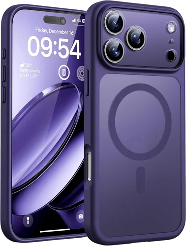 Vista 14 de TOCOL Funda para iPhone 11, compatible con Magsafe, protección completa de cámara, imanes integrados, protección contra caídas, funda translúcida