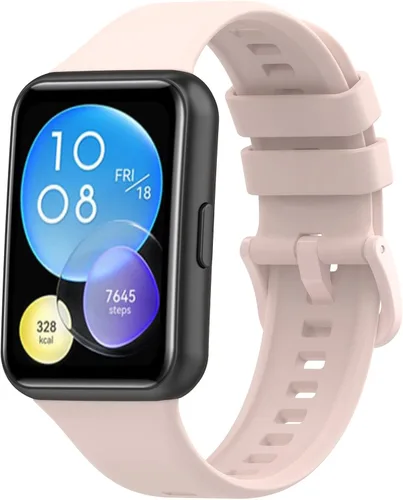 Vista 11 de Senter Correas de repuesto de goma suave de liberación rápida para Huawei Watch Fit 2 Smart Watch